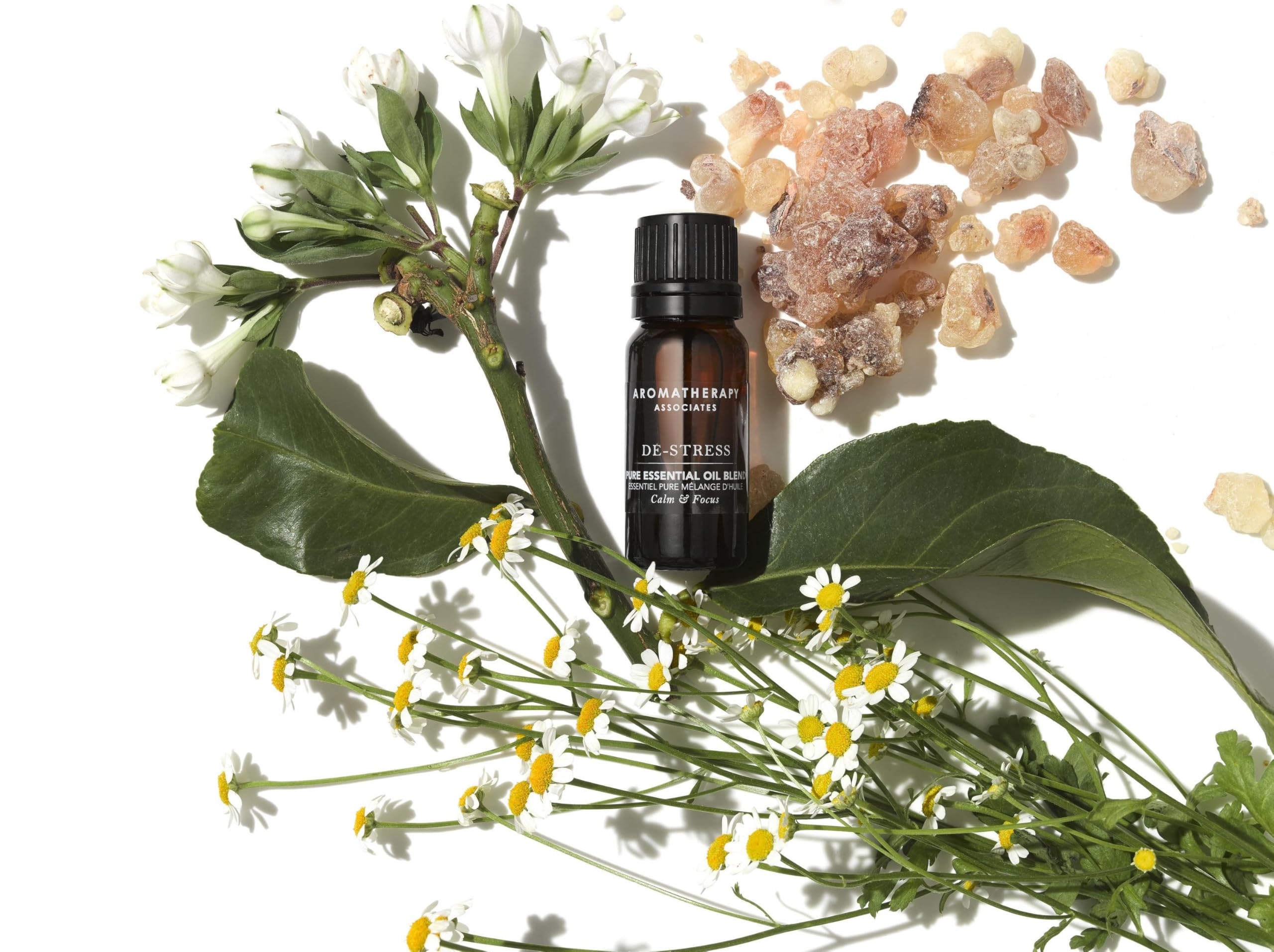 Aromatherapy Associates De-Stress carrier-oil application supports mindful self-care.
