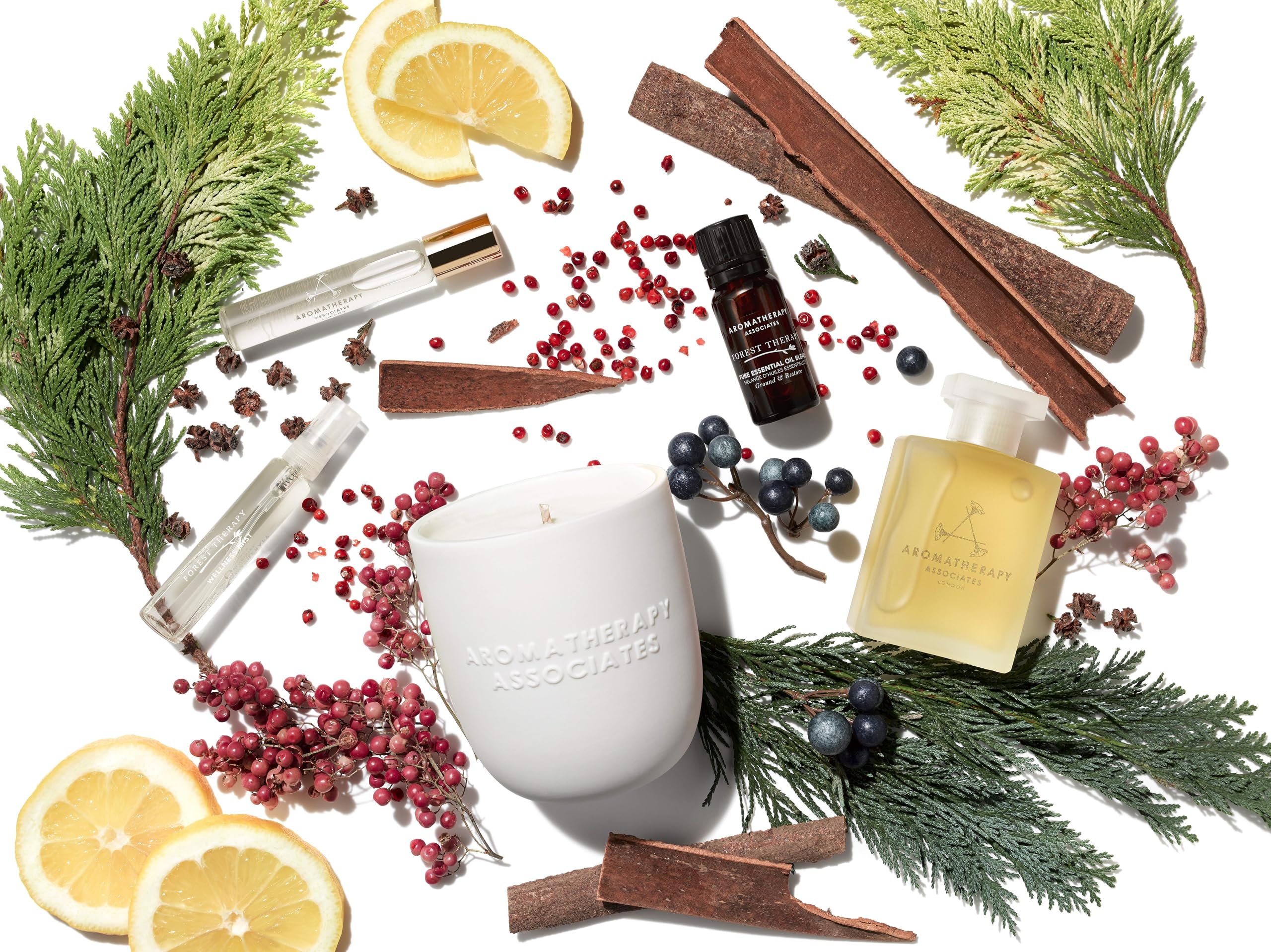 Aromatherapy Associates Forest Therapy cap-detail highlights precision packaging for easy use.