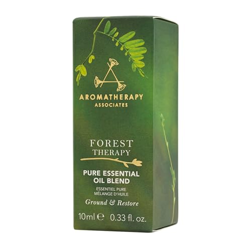 Aromatherapy Associates Forest Therapy cypress leaves in view, promoting balance and calm during daily routines.