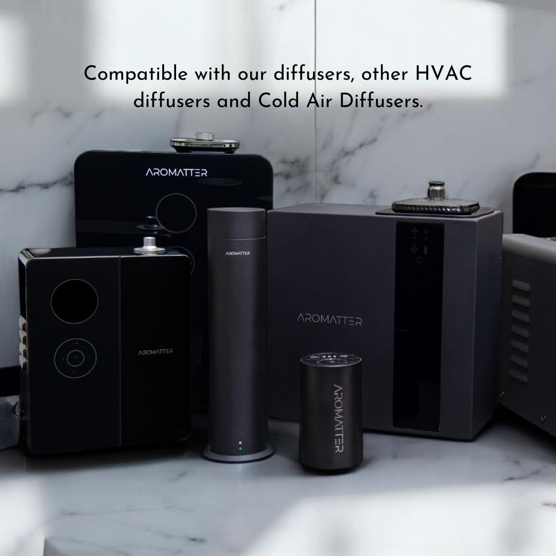 Aromatter cold-air diffuser compatibility supports versatile room use.