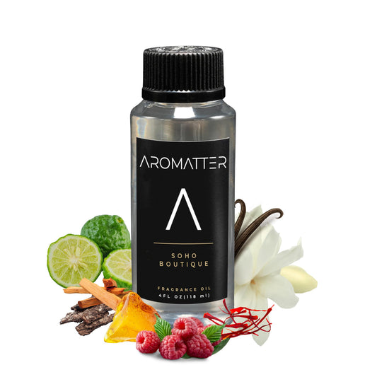 Aromatter Soho Boutique diffuser oil bottle for hotel-inspired ambience.
