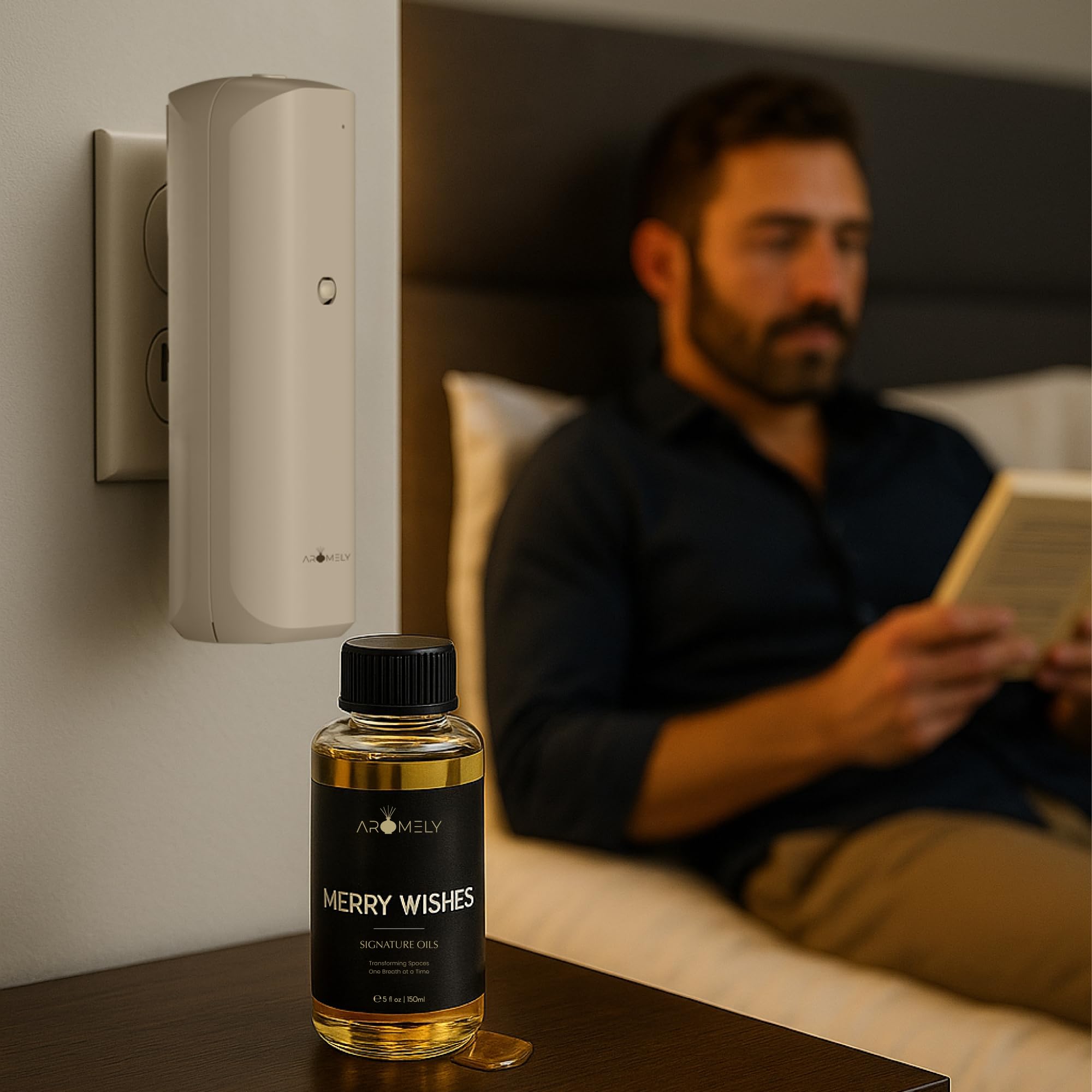 AROMELY ARO Bliss Diffuser residue-free safety focused design for homes.