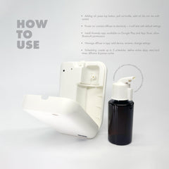 AROMELY compact design fits on a table or shelf