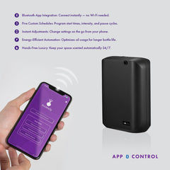 AROMELY diffuser provides up to 1,000 sq ft coverage with consistent fragrance