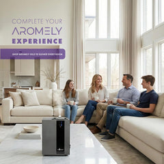 AROMELY HVAC-ready diffuser demonstrates seamless integration for whole-space scenting.