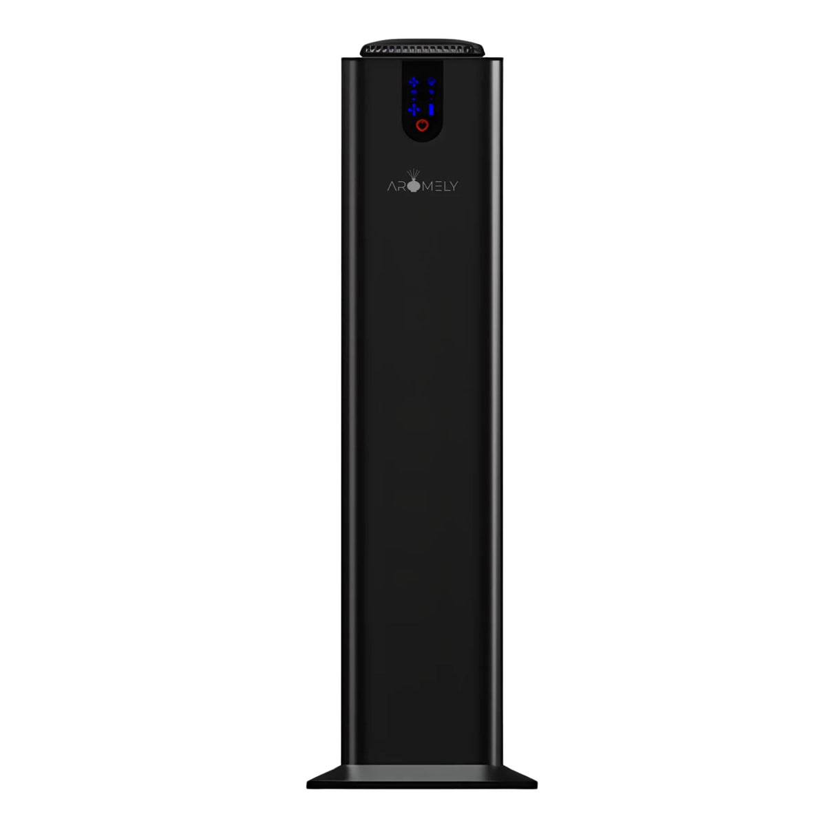 Aromely smart diffuser main unit in black for contemporary spaces with app control.