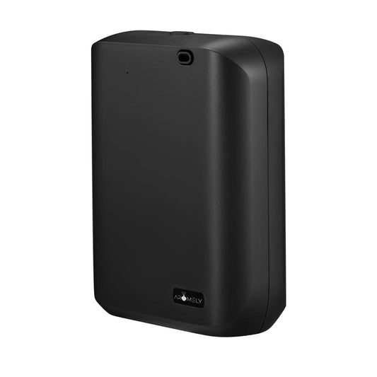 AROMELY Smart Nebulizing Diffuser front view showing sleek black design for any room