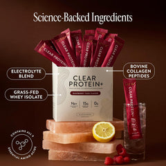Arrae Clear Protein flavor raspberry yuzu highlights natural taste with zero sugar