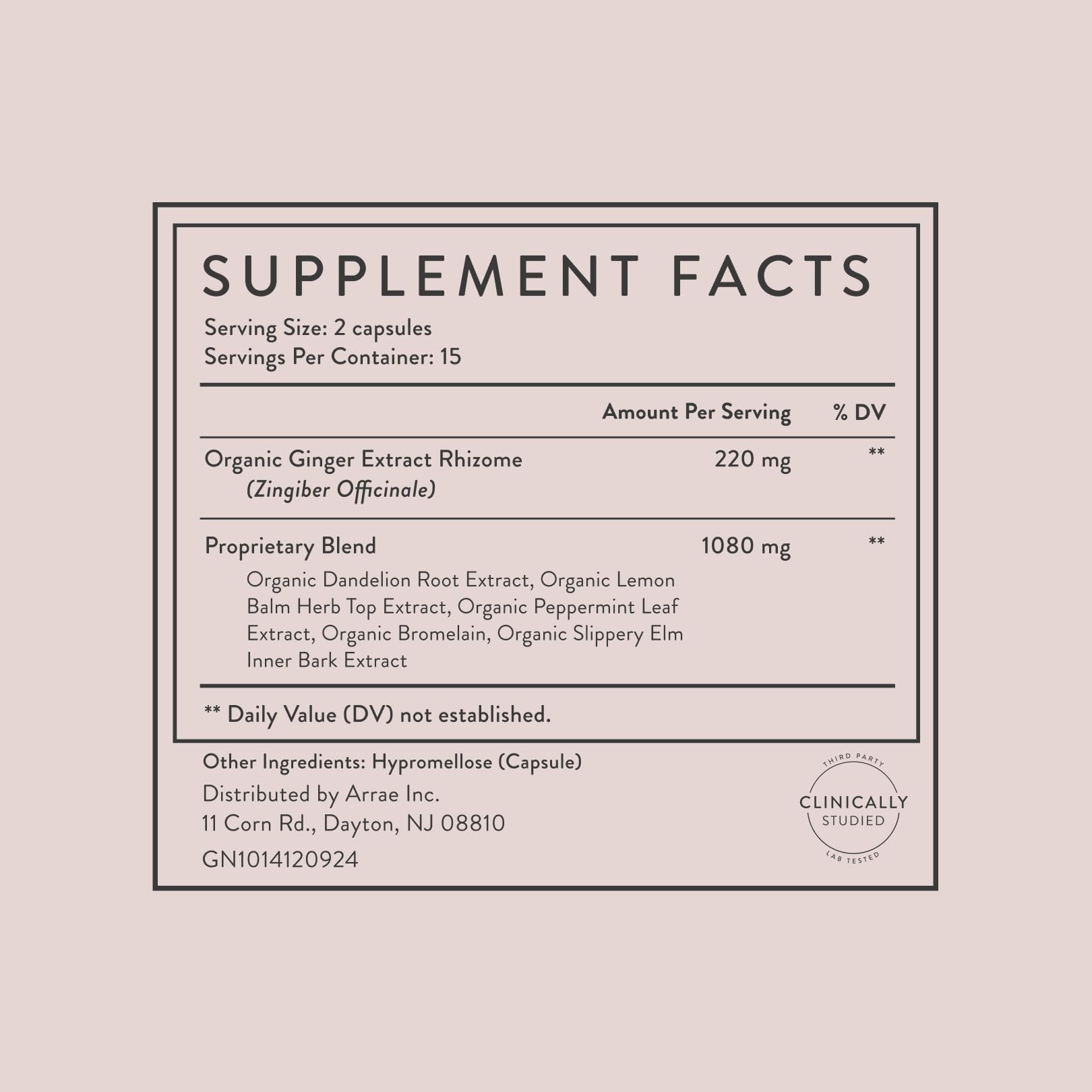 Arrae digestive system diagram illustrating enzyme support.