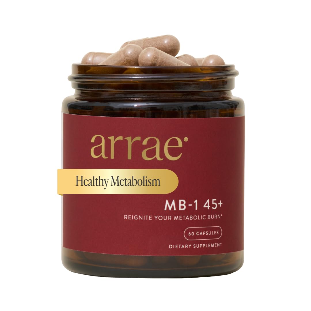 Arrae MB-1 45+ bottle cap: easy access capsules for daily appetite control.
