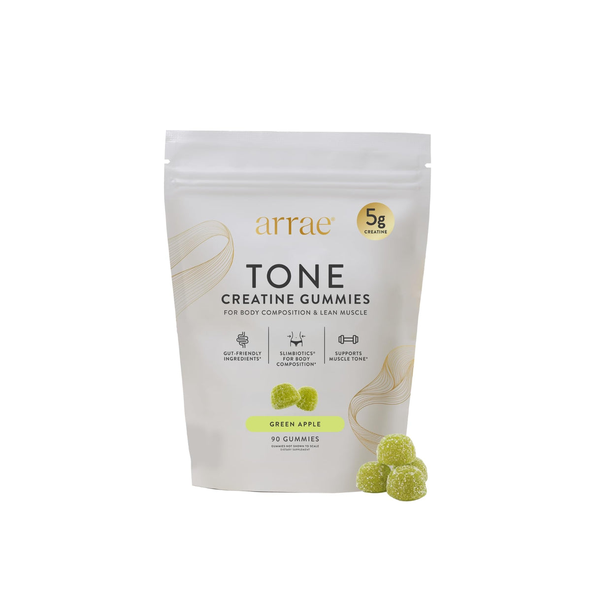 Arrae Tone Gummies bottle front for daily workout support