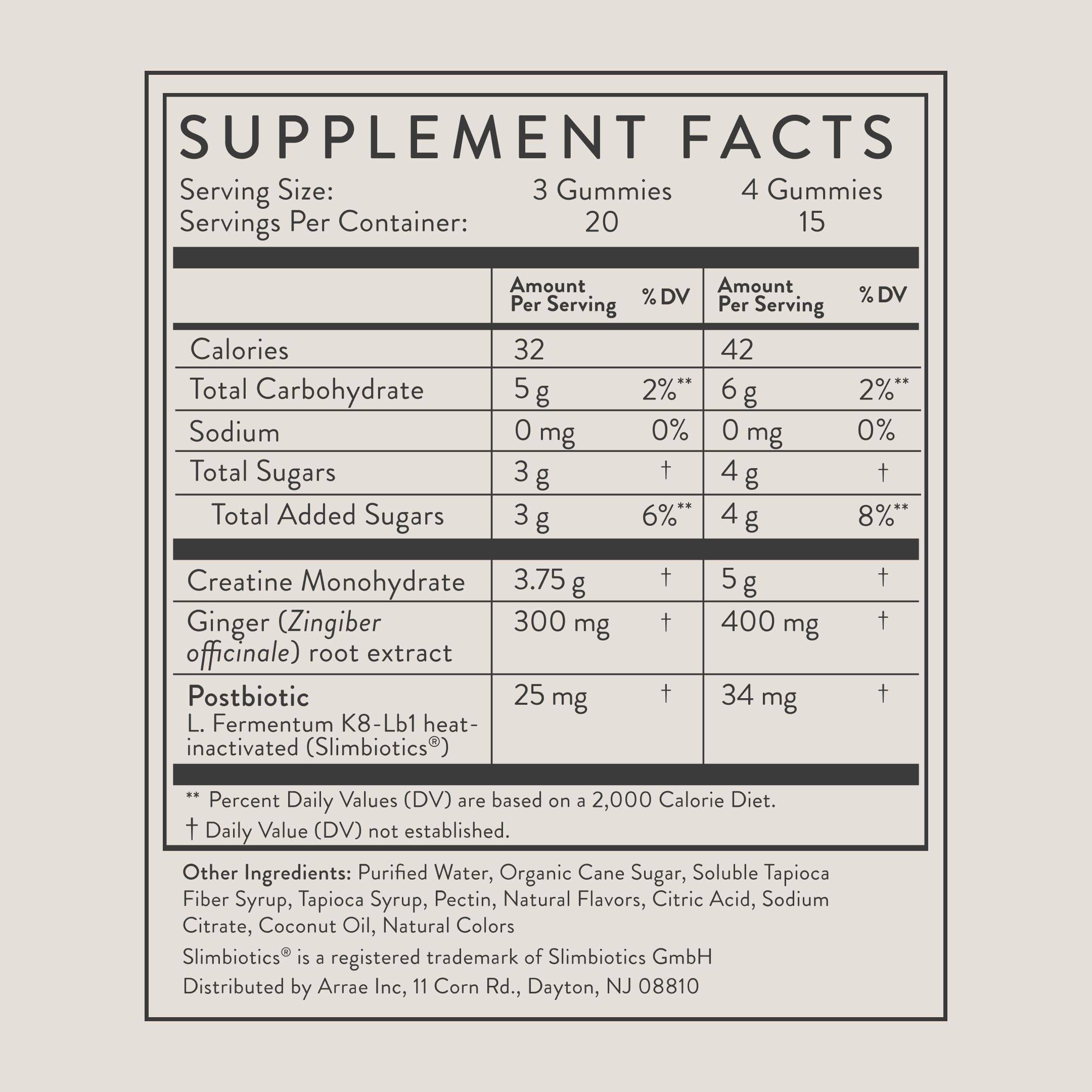 Arrae Tone Gummies apple-flavored chews paired with a fitness plan
