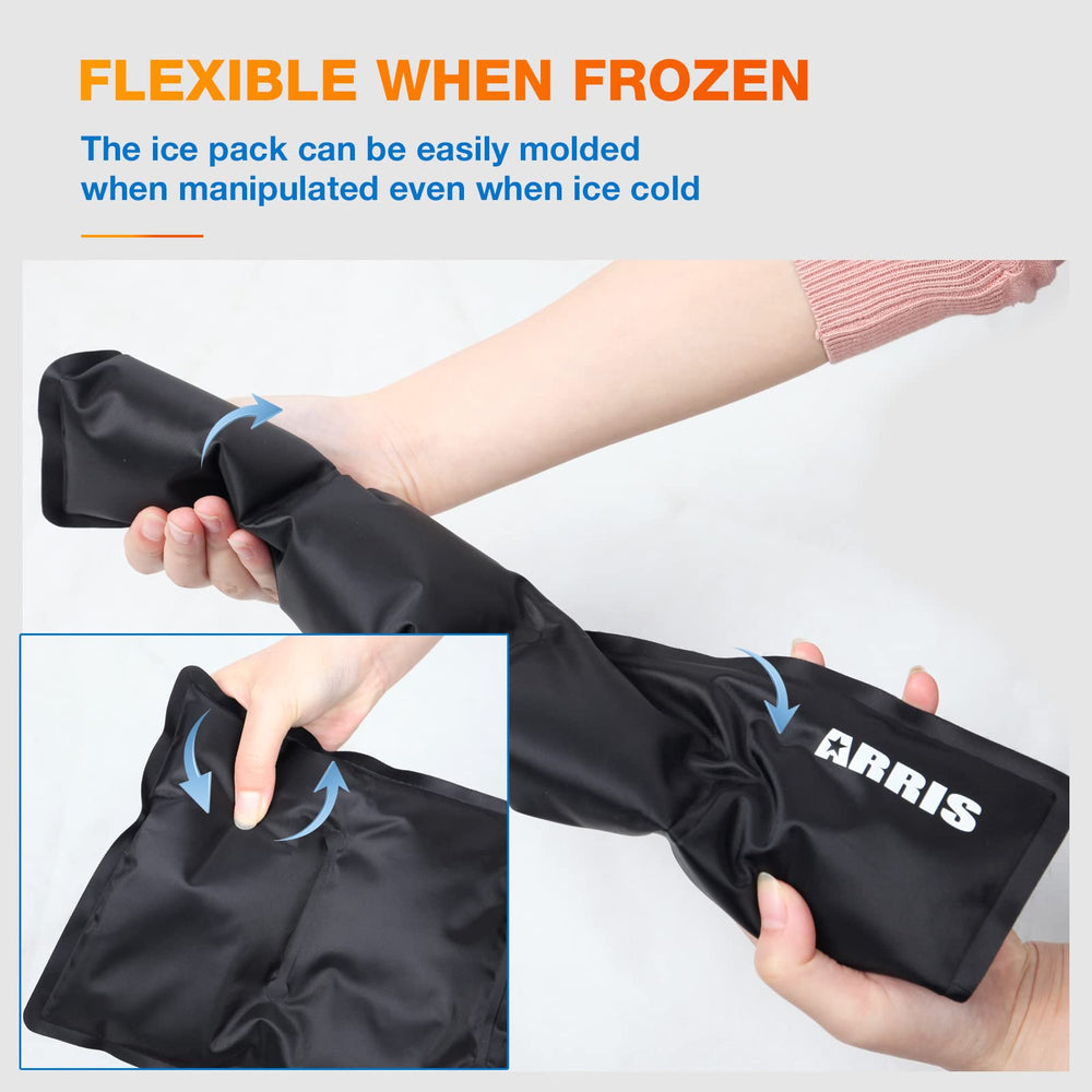 ARRIS hot and cold therapy back brace for alternating sessions.