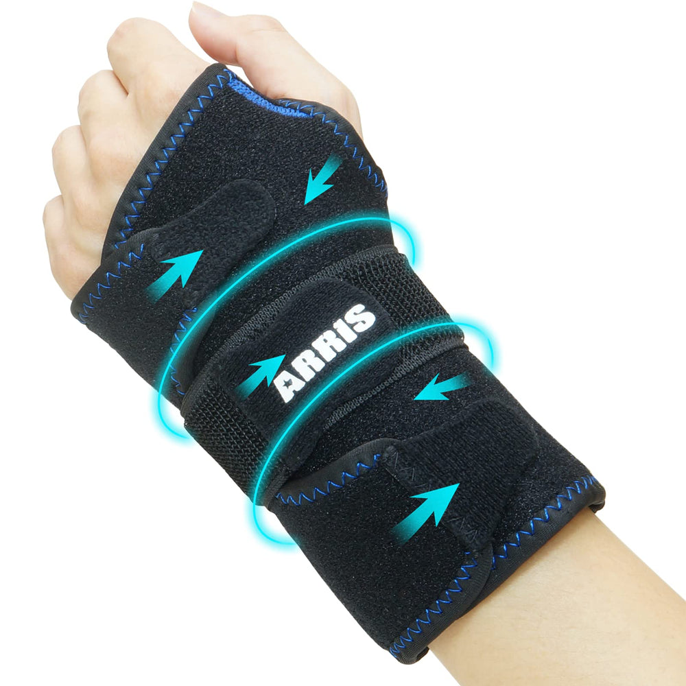 ARRIS wrist ice pack wrap with adjustable straps for secure fit and targeted wrist relief
