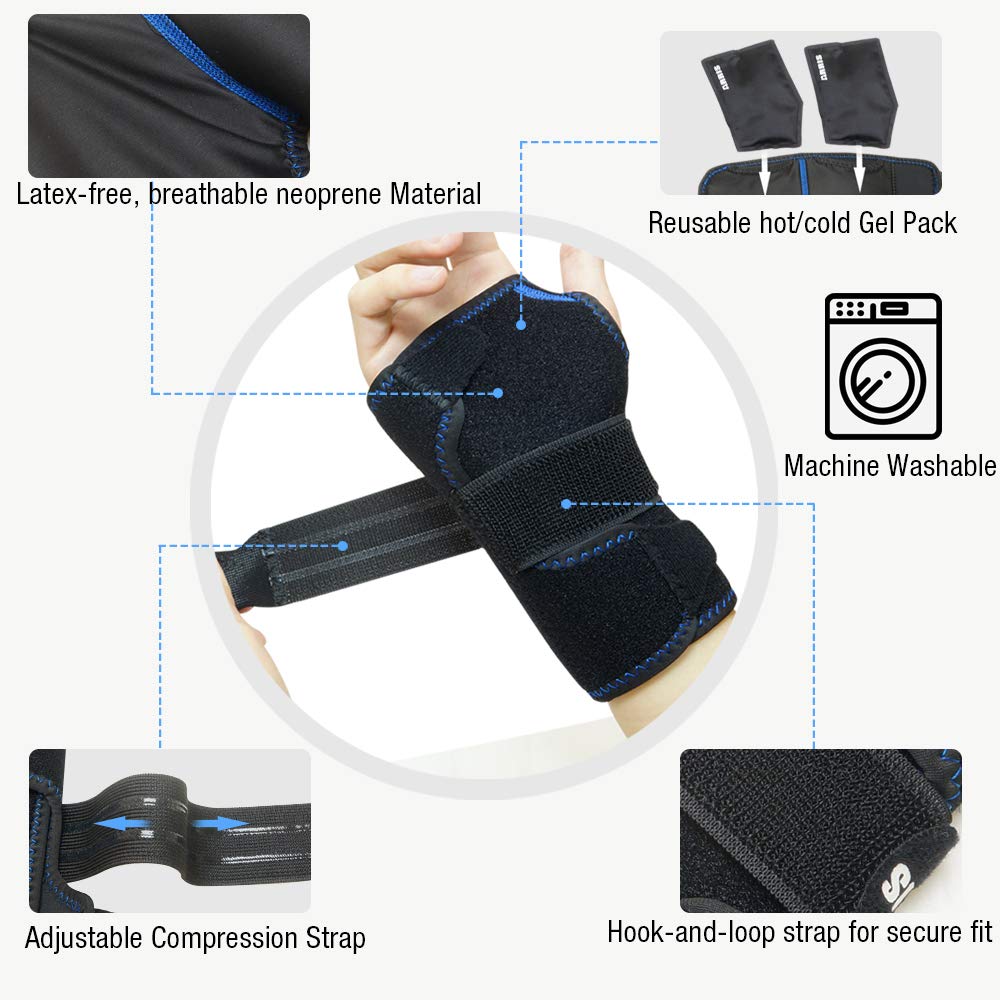 ARRIS soft brace supporting the hand with adjustable fit during activities