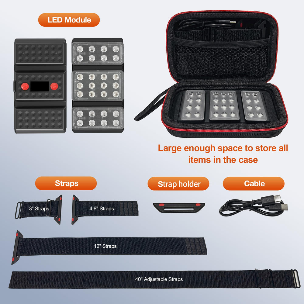 Arsoma red light therapy belt in gym setting for portable light therapy