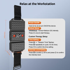 Arsoma red light therapy belt strap adjustment for versatile wear