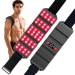 Arsoma red-light therapy belt wearable for convenient muscle recovery at home.