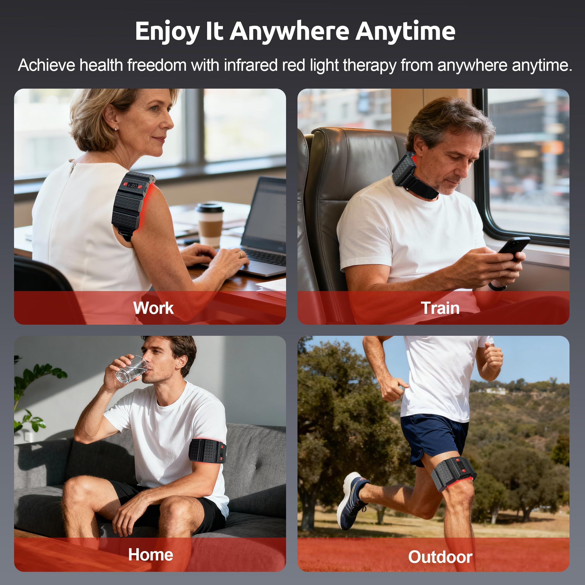Adjustable strap and padded wrap enabling secure fit during workouts.
