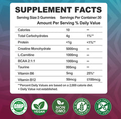 ArtDietistX creatine gummies blueberry flavor for post-workout recovery and freshness.