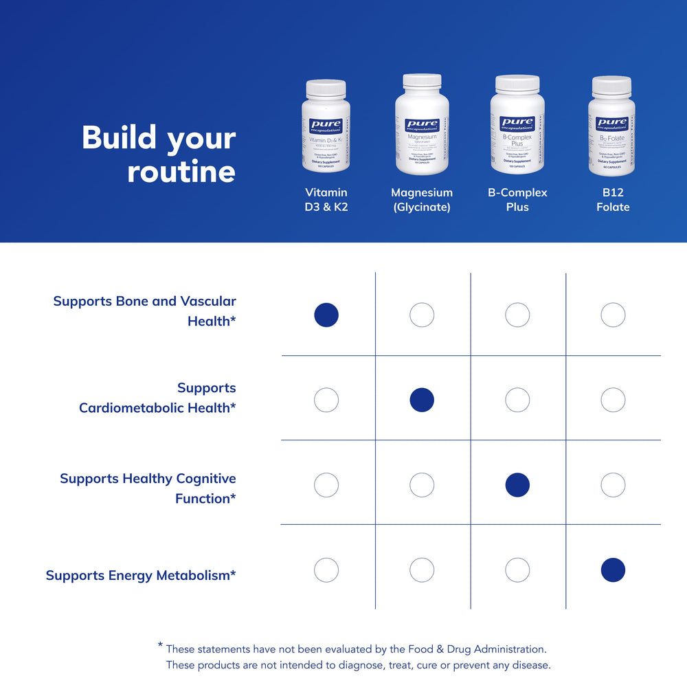 Immune wellness scene featuring Pure Encapsulations Vitamin D3 & K2.