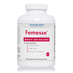 Daily serving imagery shows a 240-cap bottle for ongoing hormone-friendly routine