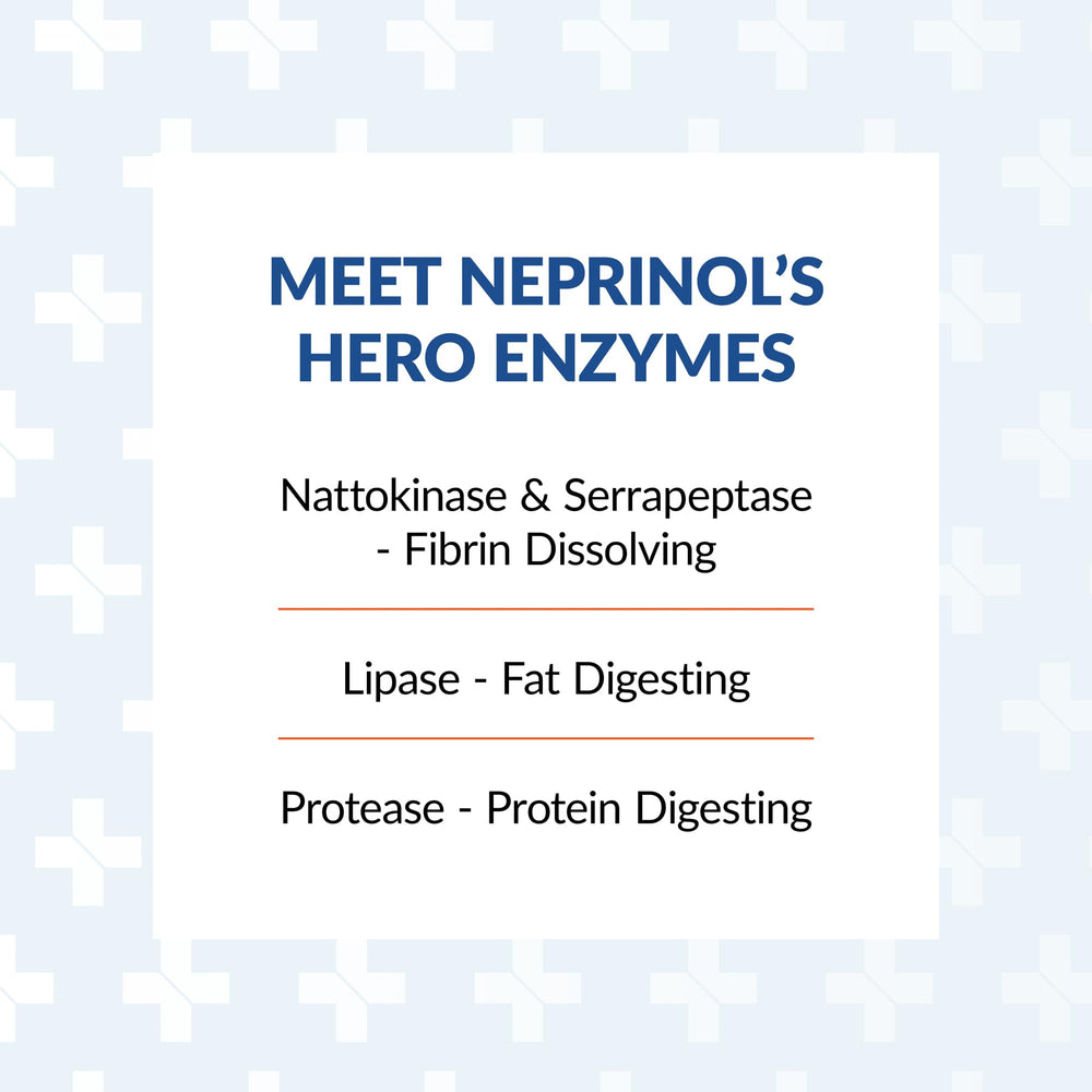 Neprinol AFD label highlights vegan, non-GMO, and kosher certifications.