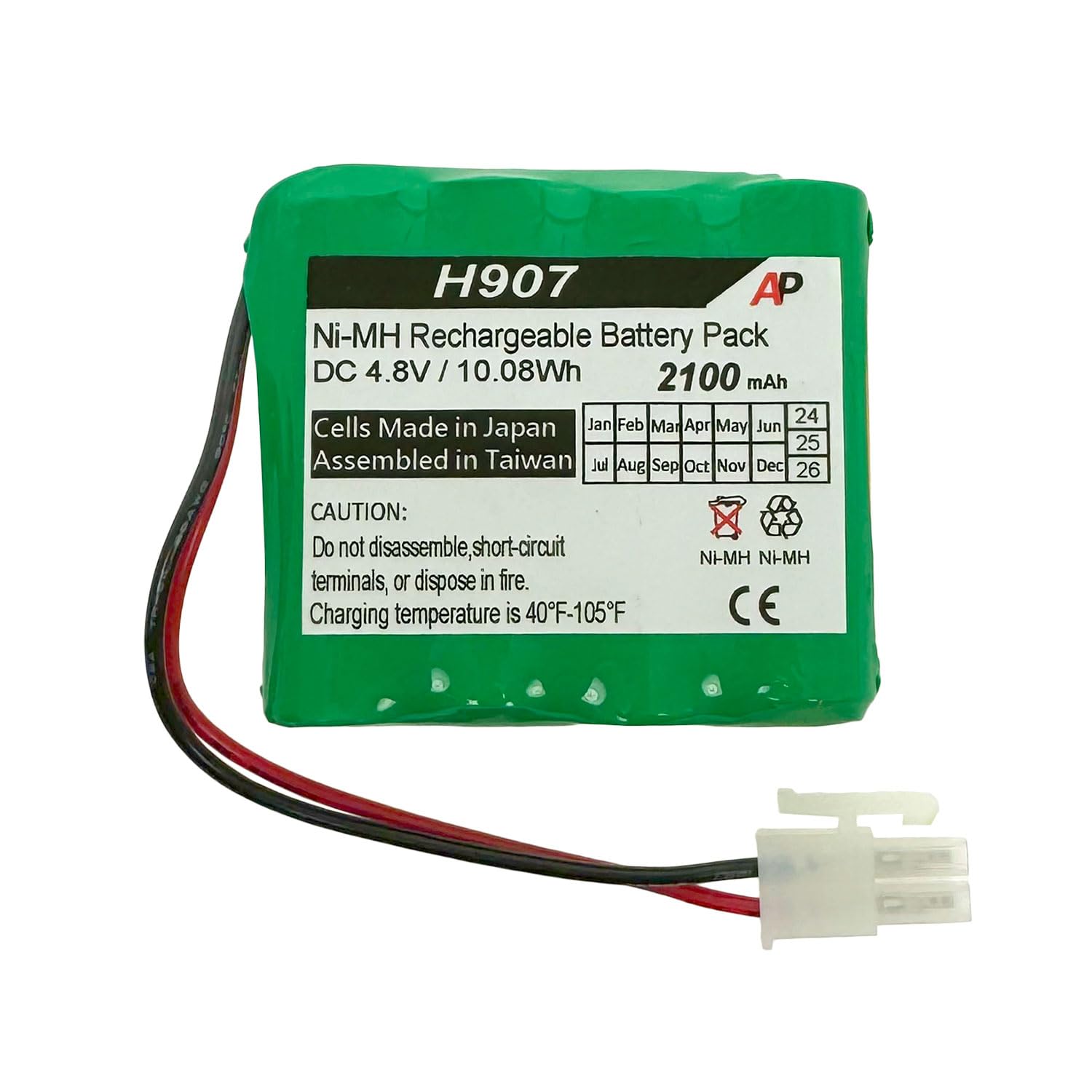 Artisan Power replacement battery for Omron HEM907 monitor with longer life