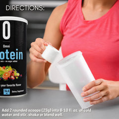 Artist Unknown Omnipro Protein Shake Mix nutrition panel highlights protein content.