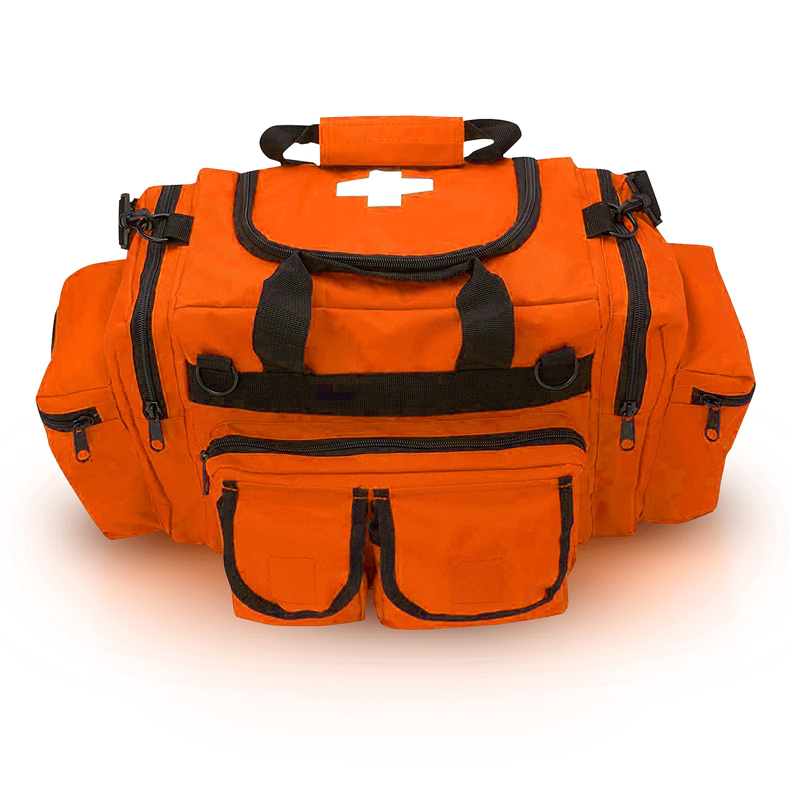 ASA TECHMED First Aid Responder Bag orange top carry handle for easy transport during incidents