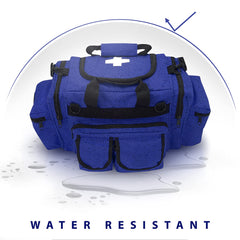 ASA TECHMED bag blue quick-access zipper flap for fast equipment access