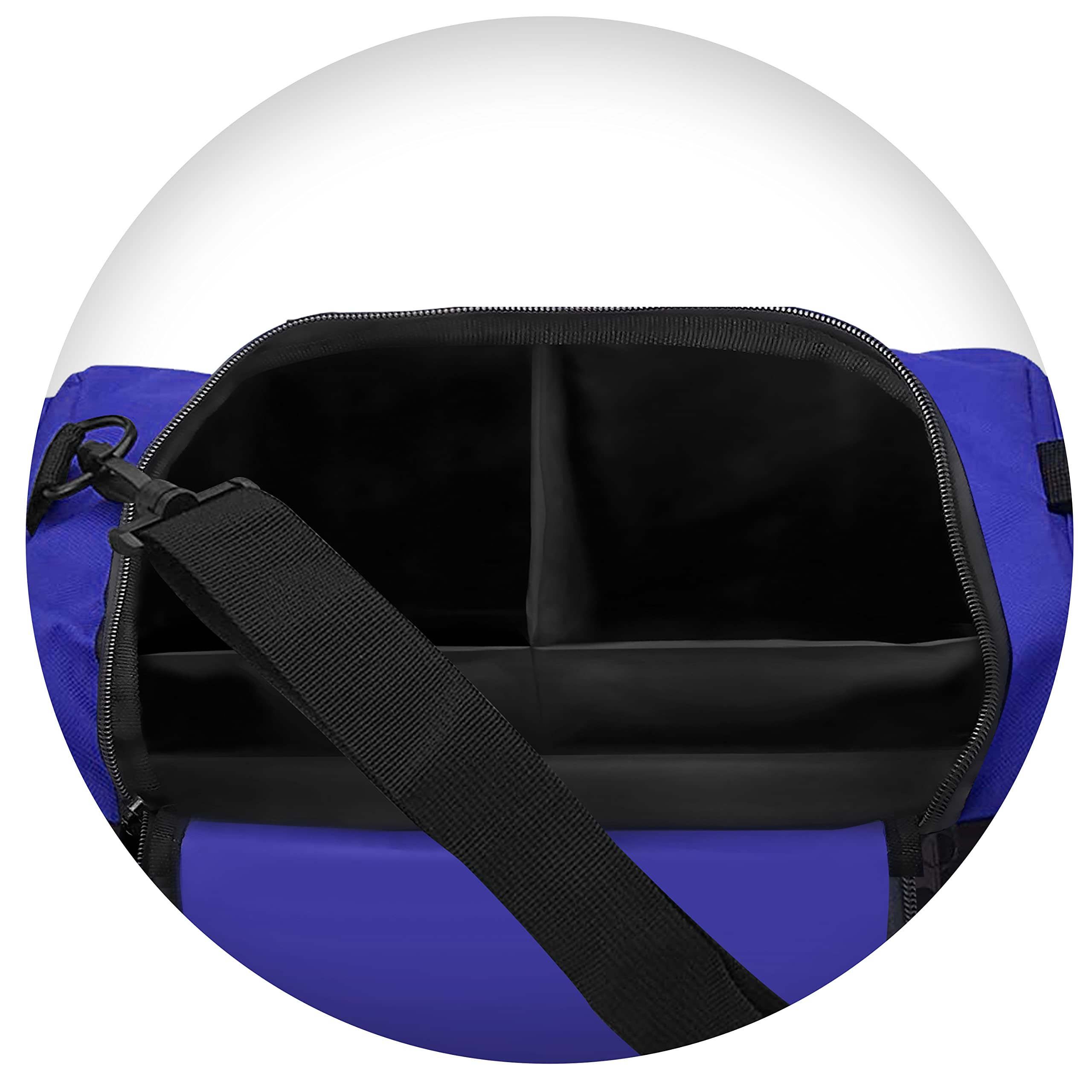 ASA TECHMED bag blue top carry handle for easy lifting and transport