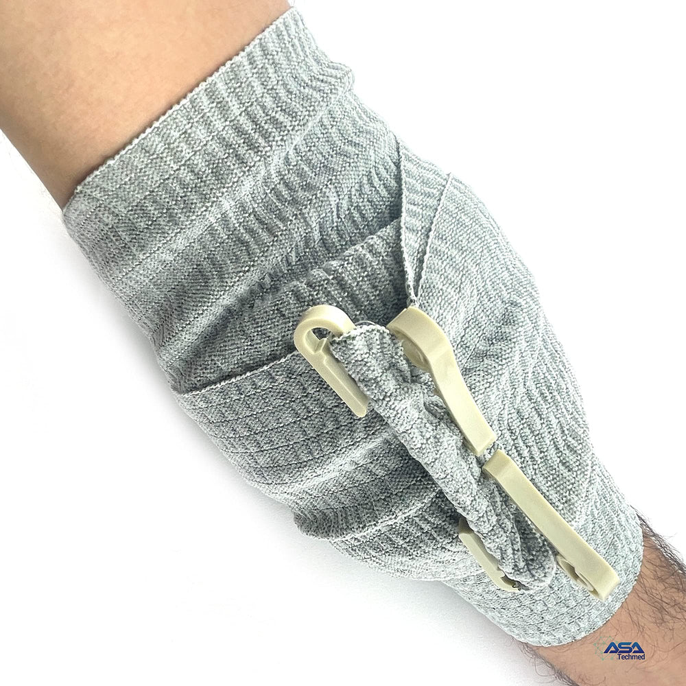 Pack of five sterile ASA TECHMED bandages for ready first aid.