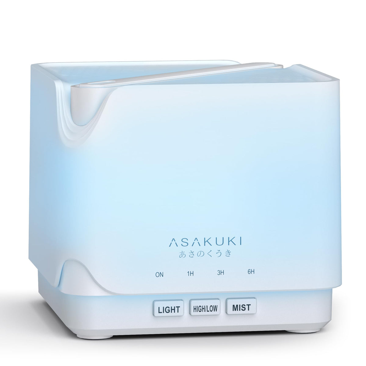 ASAKUKI diffuser with 700 ml tank for long-lasting aromatherapy sessions.