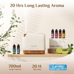 ASAKUKI diffuser eucalyptus oil bottle for clear breathing ambiance