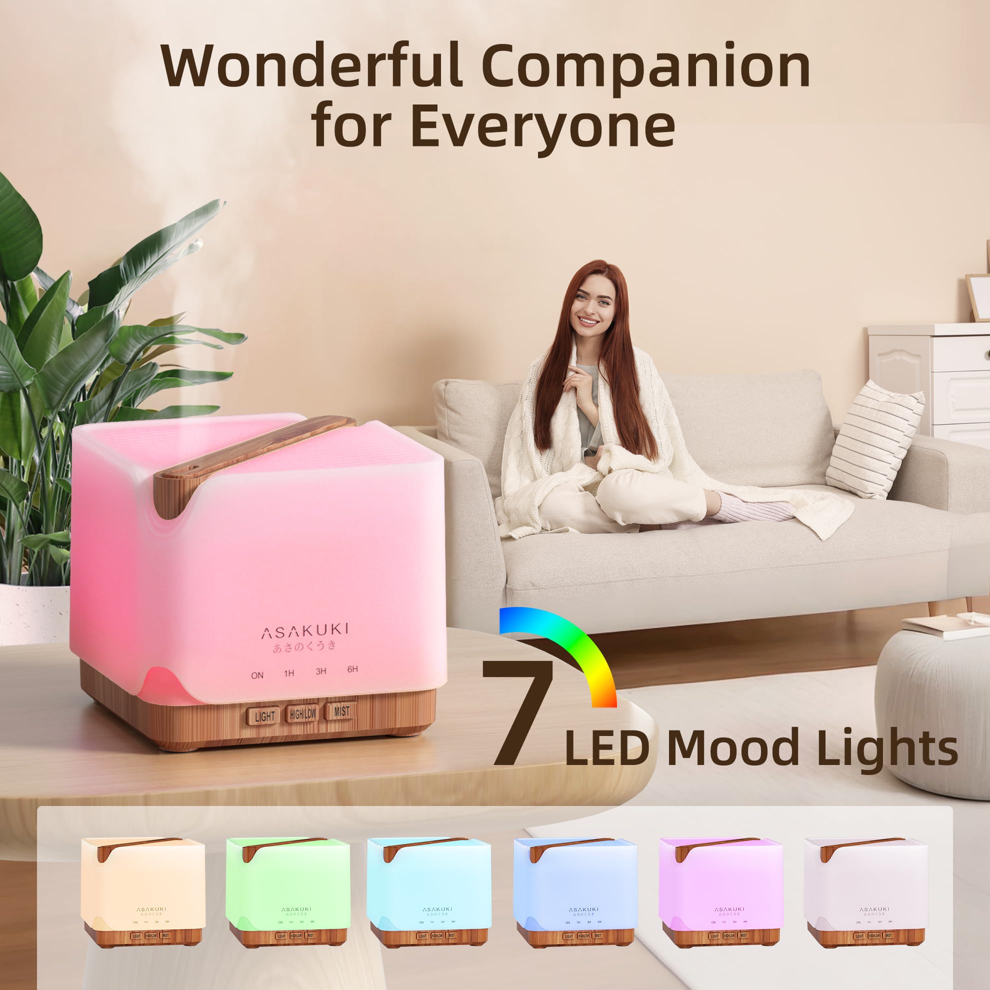 ASAKUKI gift ready aromatherapy diffuser suitable for any occasion