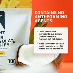 Ascent Clear Whey shaker in action for easy post-workout mix
