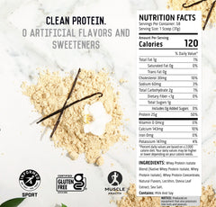 Ascent whey gluten-free and Informed Choice certified logos
