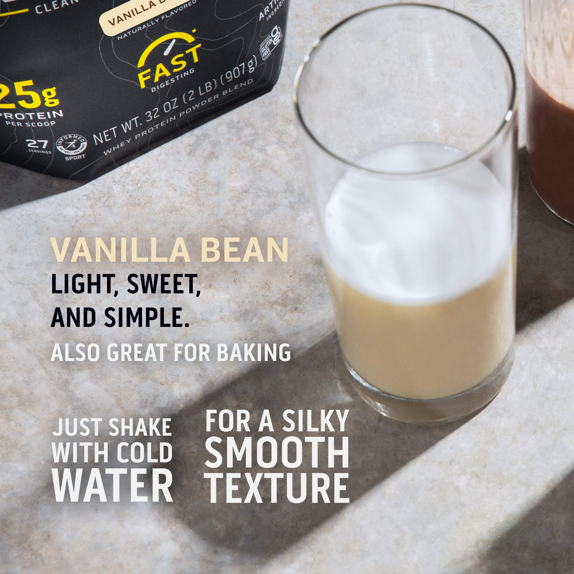 Ascent label gluten-free and soy-free emphasizes allergy-friendly formulation.