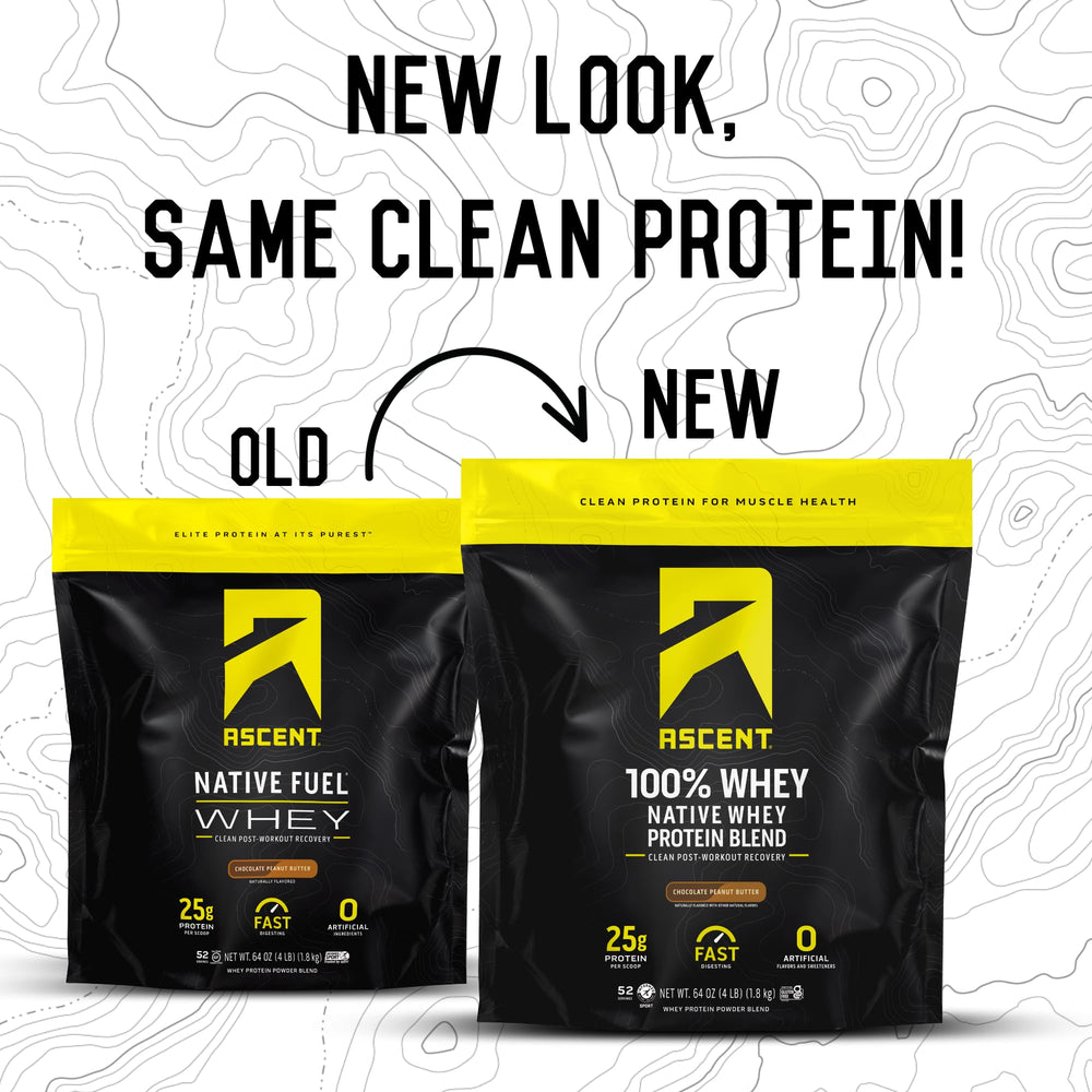Ascent whey protein zero artificial flavors and sweeteners with clean taste