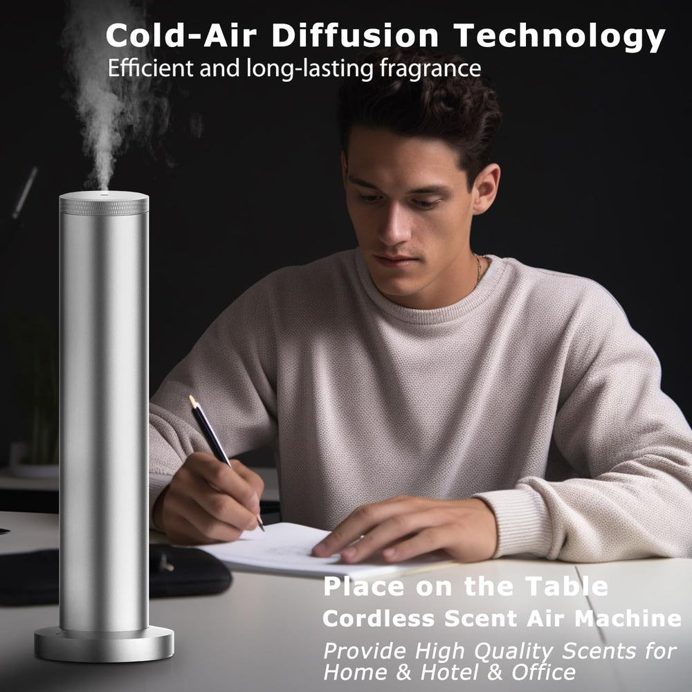 Ascentyer Nano Cold Air Diffusion provides even scent distribution.