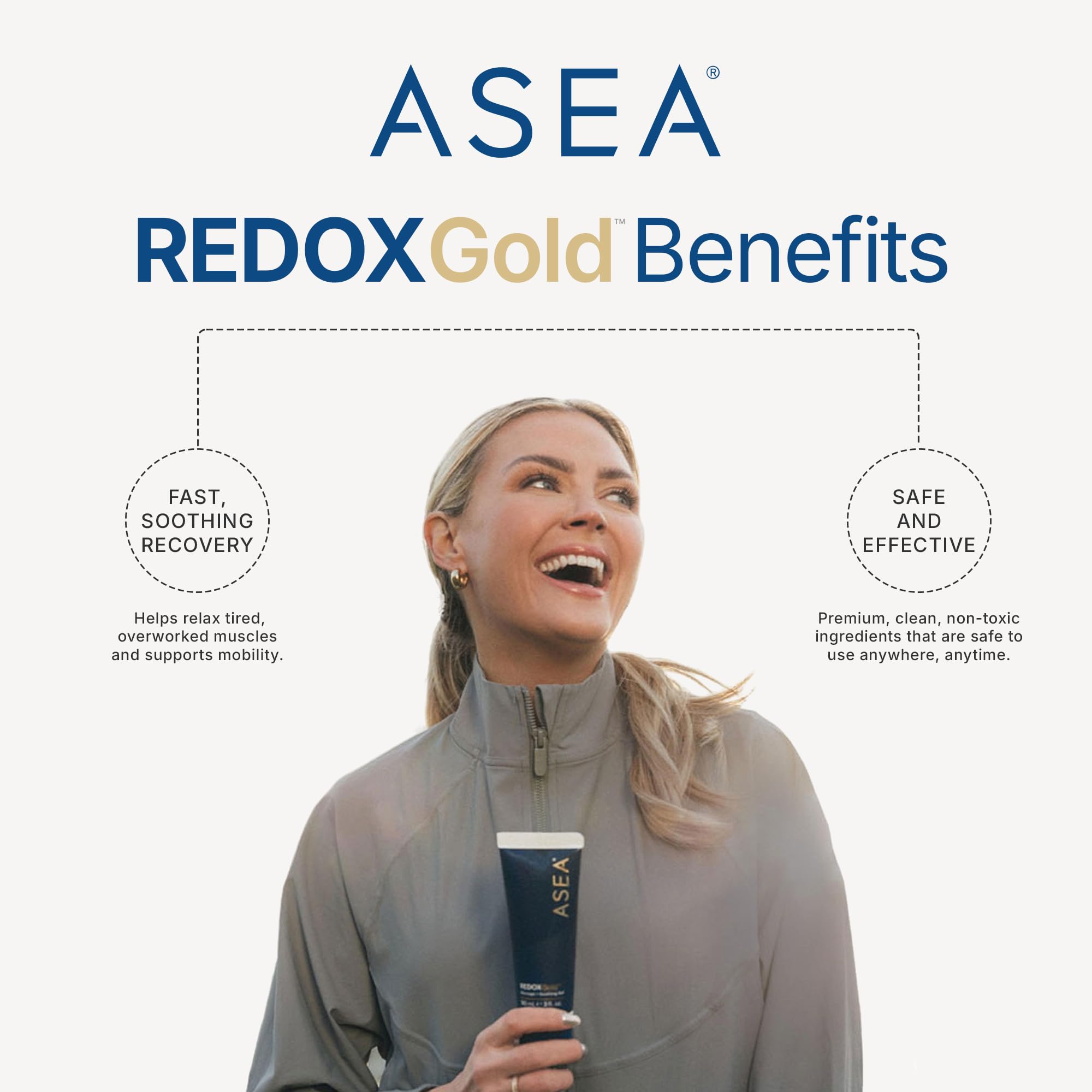 ASEA REDOXGold 90 ml bottle with clear labeling.