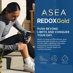 ASEA REDOXGold rapid absorption showing fast-acting gel.