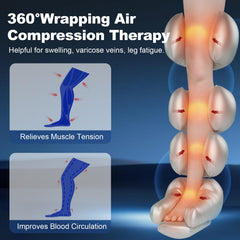Aserbene Leg Massager offers three intensity levels for personalized comfort.