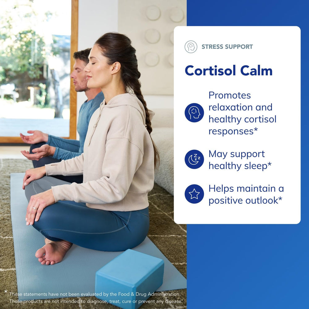Ashwagandha herbal blend in Cortisol Calm for balanced stress support.