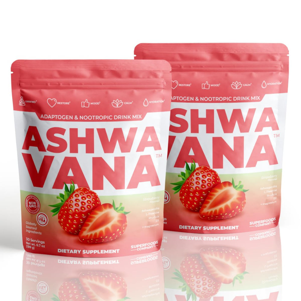 Ashwavana Zen Relax front pack showcases the premium adaptogen blend.