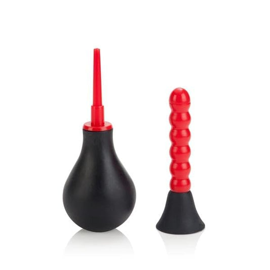 Ask Grandpa Gourmet Coffees Colt Anal Douche with ribbed attachment for adjustable cleansing.