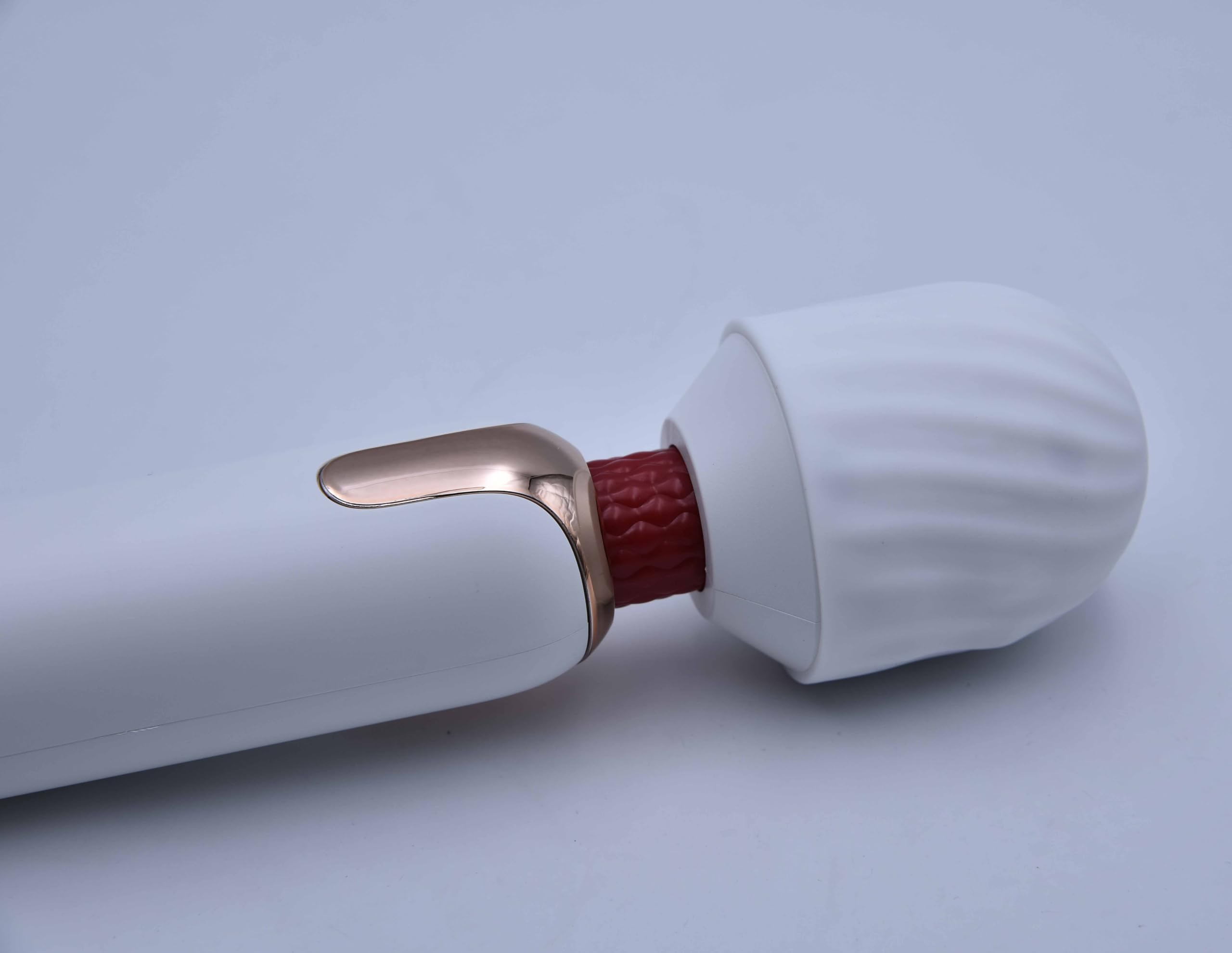 Asopal massager in use at home-office setup for targeted relaxation.