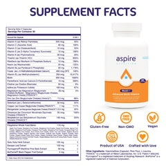 Aspire Multi+ bottle pouring to show convenient dosing.