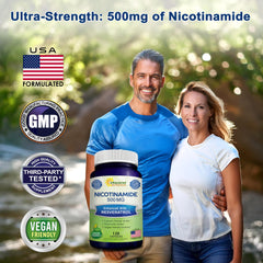 aSquared Nutrition Nicotinamide with Resveratrol packaging box for easy daily use